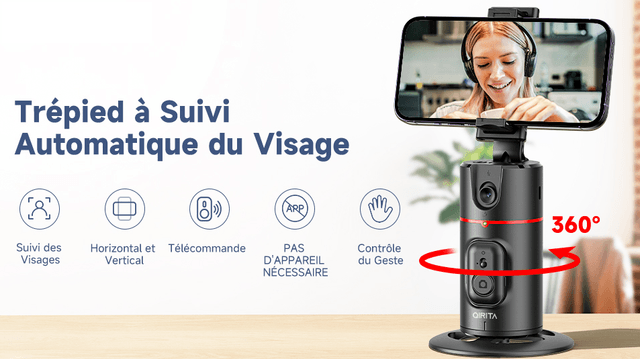 Trépied Ai à Suivi Automatique du Visage