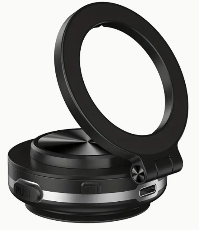Nouveau support Magnétique ventouse à Aspiration Électrique pour Téléphone Portable ,  Rotatif à 360°, Convient pour Voiture/Salle de Sport/Miroir...