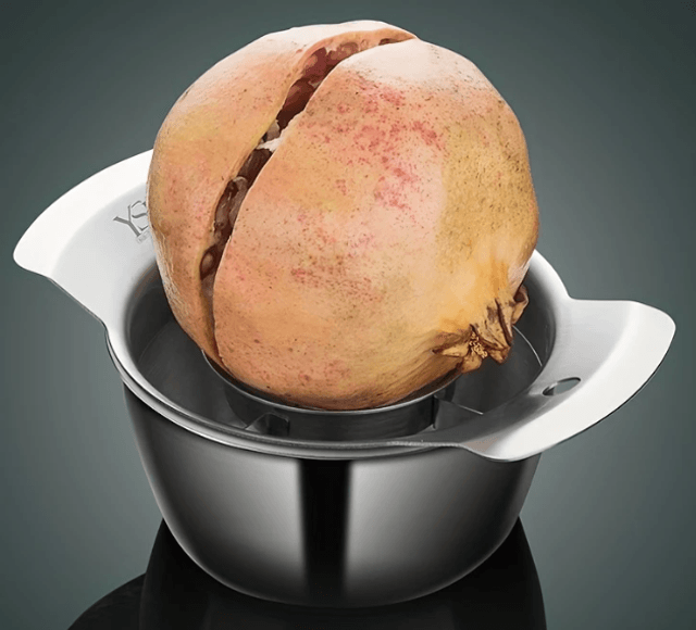 3 Pièces/   ensemble Outil d’épluchage de Grenade Cueilleur Retrait Facile du fruits , Gadget De Cuisine en acier inoxydable  