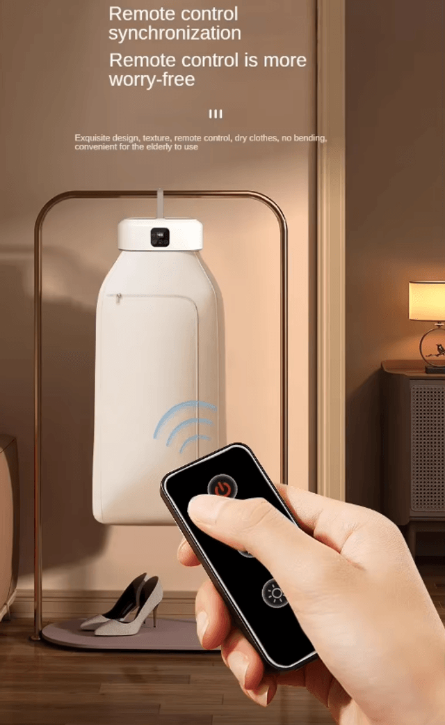 Sèche-linge portable intelligente , Multifonctionnelle ,Chauffage rapide Séchage des vêtements Silencieux et à faible consommation d’énergie