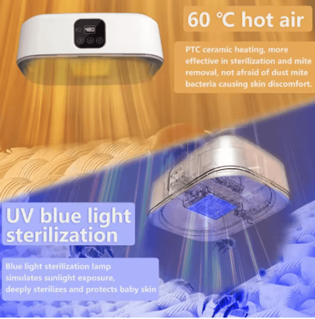 Sèche-linge portable intelligente , Multifonctionnelle ,Chauffage rapide Séchage des vêtements Silencieux et à faible consommation d’énergie