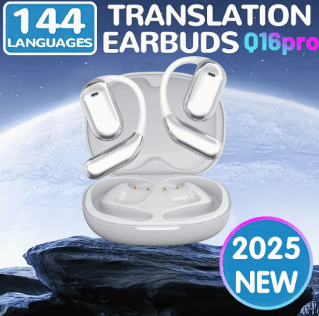 Traduction IA, 144 Langues, Écran Tactile HD, Autonomie de Batterie Longue Durée, Confort d'Usure, Son de Haute Qualité 