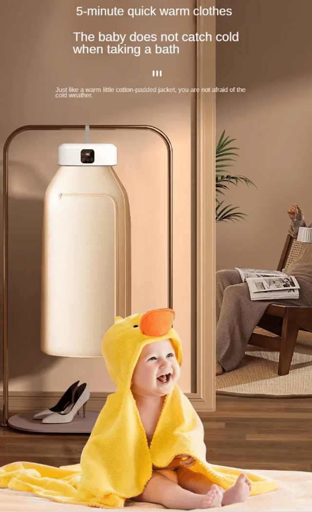 Sèche-linge portable intelligente , Multifonctionnelle ,Chauffage rapide Séchage des vêtements Silencieux et à faible consommation d’énergie