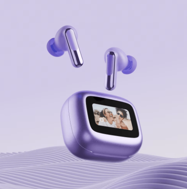 Écouteurs sans fil OEM TWS Écouteurs intra-auriculaires pour le jeu Écouteurs à écran LCD Bluetooth 5.4 Annulation active du bruit 