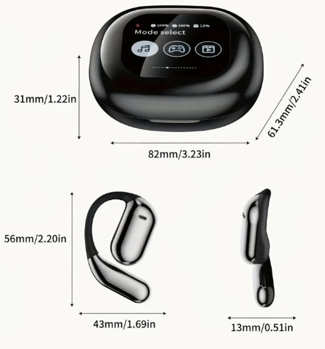 Traduction IA, 144 Langues, Écran Tactile HD, Autonomie de Batterie Longue Durée, Confort d'Usure, Son de Haute Qualité 